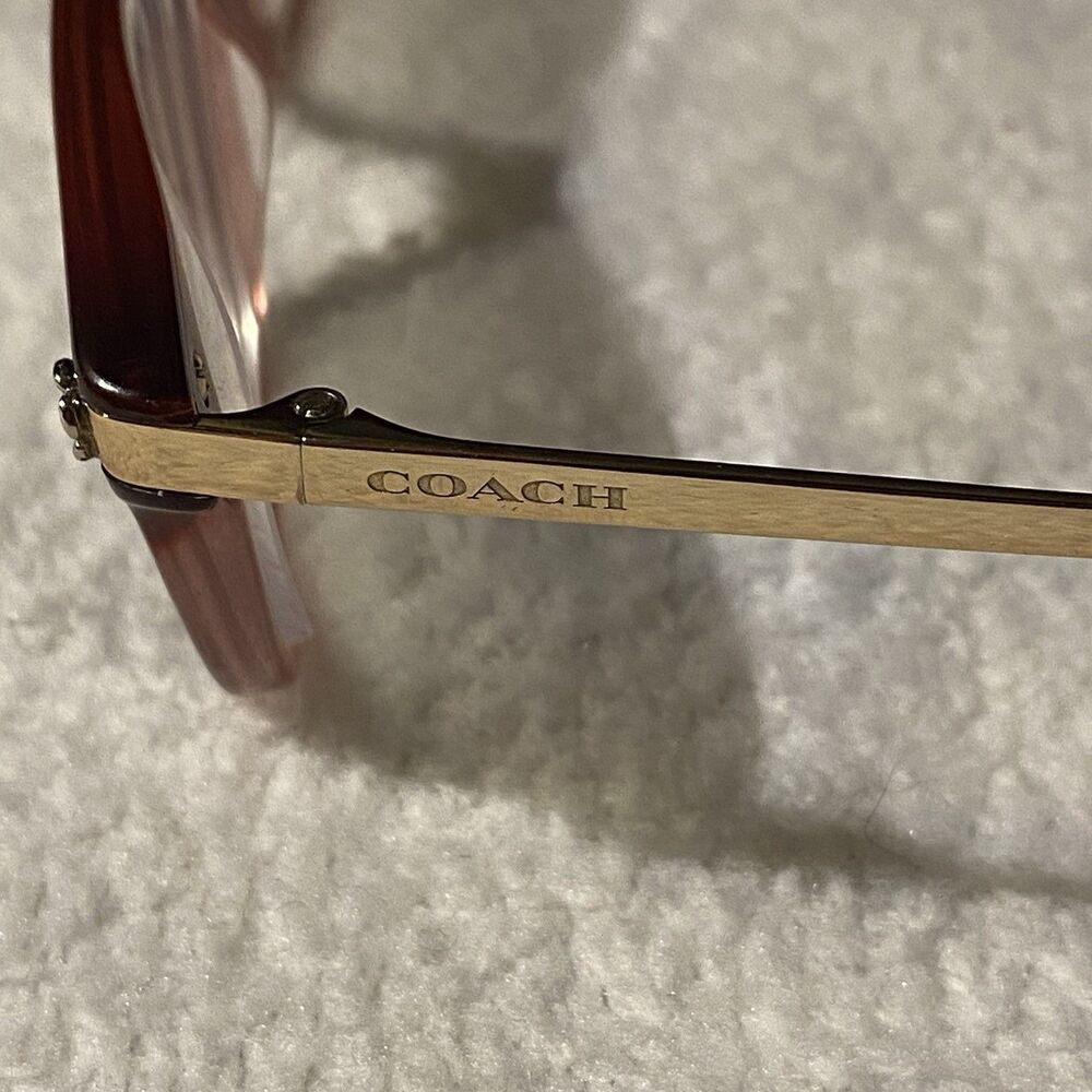 COACH HC6142 5551 Burgundy Rectangle Women's 51/17/140 mm Eyeglasses - Picture 10 of 16